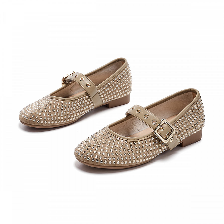 EBLAN Mary Jane Shoes Women's Apricot купить в интернет-магазине Yoocart с быстрой доставкой по России.