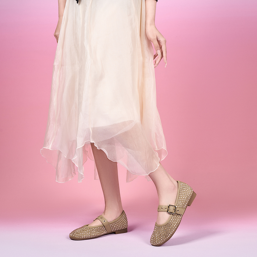 EBLAN Mary Jane Shoes Women's Apricot купить в интернет-магазине Yoocart с быстрой доставкой по России.