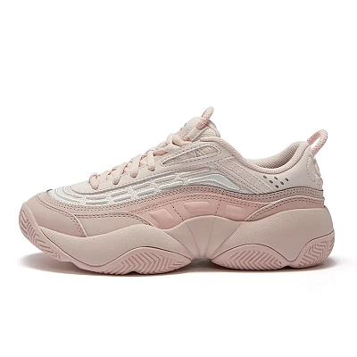 FILA FUSION FIRE Flame Shoes Low Top Vintage Basketball Shoes Women's Angel Wing Powder