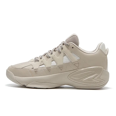 FILA FUSION Cushioning Low-Top Vintage Basketball Shoes Men's Ecru