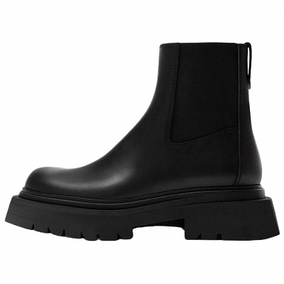 ZARA Short Chelsea Boots Men's Black