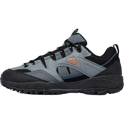 361° Shock Absorbers Slip Resistant Low Top Hiking Shoes Men's Black Gray