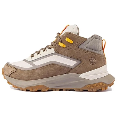 Timberland Motion Access Shock Absorbers Waterproof Support Rebound Grip Mid top Hiking Shoes Men's Gray Brown