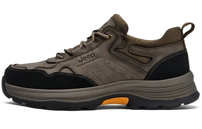 Jeep Low Top Outdoor Shoes Men's Khaki
