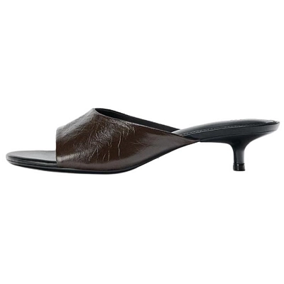 ZARA Abrasion Resistant Slide Slippers Women's Brown