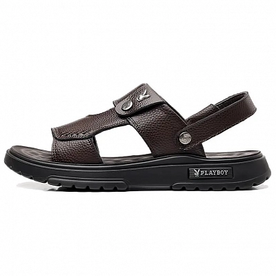Playboy Beach Sandals Men's Black