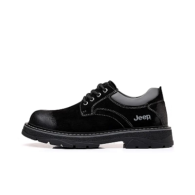 Jeep Low Top Casual Shoes Men's Black