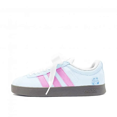Adidas Neo VL Court Lifestyle Silk Moon Scar German Army Trainers Unisex Blue Crimson