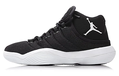 Air Jordan SUPER.FLY 2017 Pfx Black WHITE PURE Platinum 'Black White'
