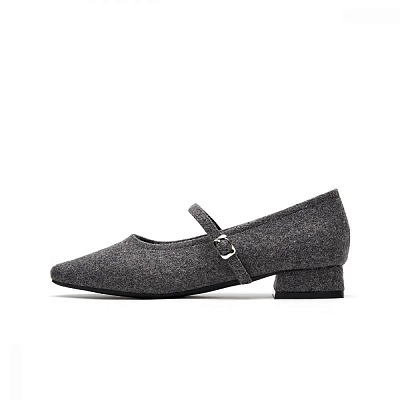 EBLAN Mary Jane Shoes Women's Gray