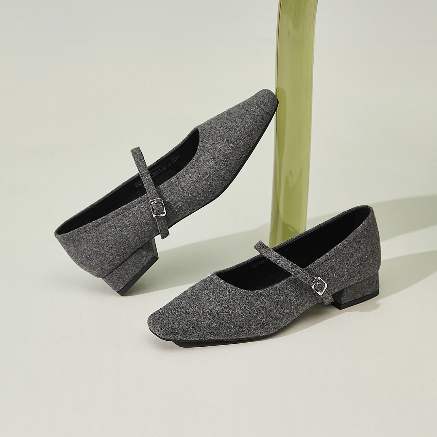 EBLAN Mary Jane Shoes Women's Gray купить в интернет-магазине Yoocart с быстрой доставкой по России.