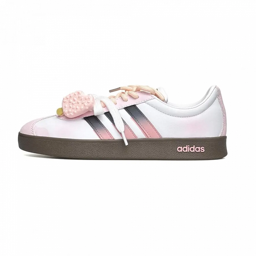 Adidas Neo VL Court 2.0 Abrasion Resistant Low top Skateboard Shoes Women's White Pink купить в интернет-магазине Yoocart с быстрой доставкой по России.