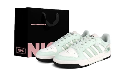 Adidas Neo Entrap Low top Skateboard Shoes Unisex Light Green