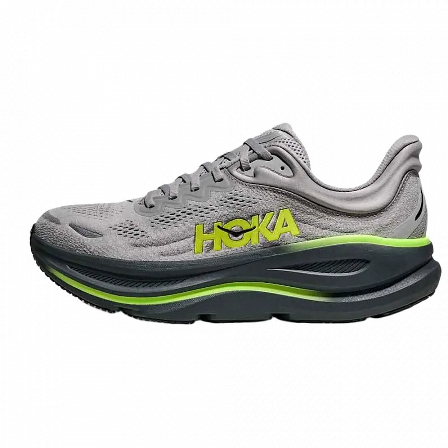 HOKA ONE ONE Bondi 9 Breathable Casual Running Shoes Men's Gray Green купить в интернет-магазине Yoocart с быстрой доставкой по России.