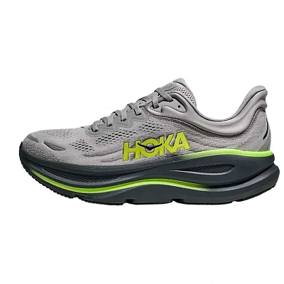 HOKA ONE ONE Bondi 9 Breathable Casual Running Shoes Men's Gray Green