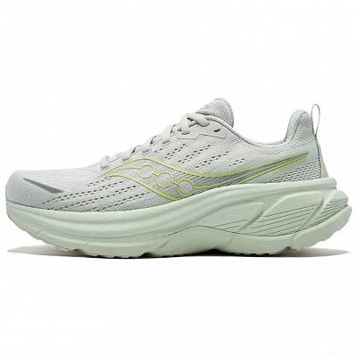Saucony Hurricane 25 Supportive And Elastic Running Shoes Unisex Gray Green
