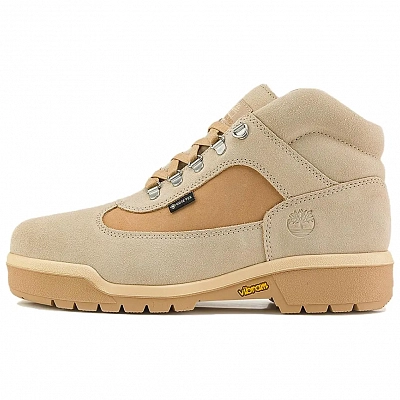 Timberland Anti Slip Wear Resistant Mid Top Hiking Shoes Men's Beige