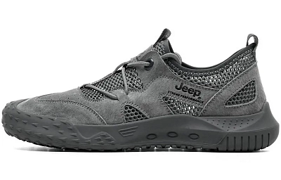 Jeep Low Top Casual Shoes Men's Gray