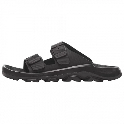 Birkenstock Mogami Terra PU Polyurethane Abrasion Resistant Slide Slippers Unisex Black