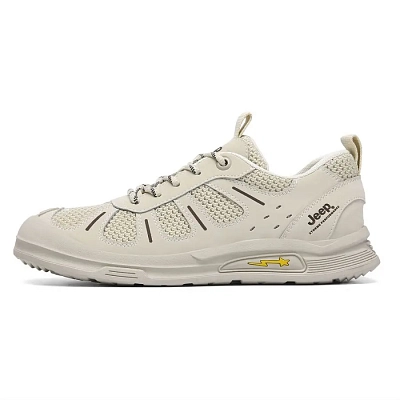 Jeep Mountaineering & Hiking Shoes Men's Low top Gray/Sand