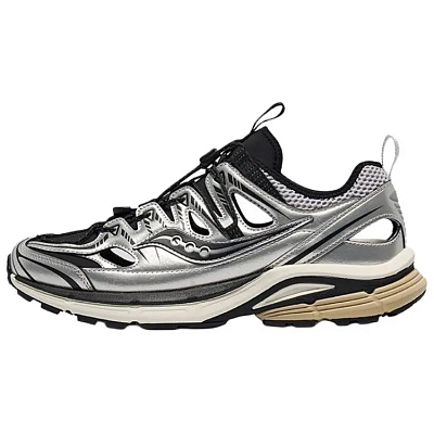Saucony Kinvara Elite 4 Anti Slip Wear Resistant Low Top Casual Shoes Unisex Silver