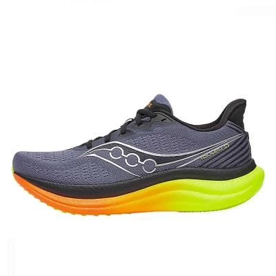 Saucony Triumph Victory 23 Cushioning Low top Running Shoes Men's Gray Orange