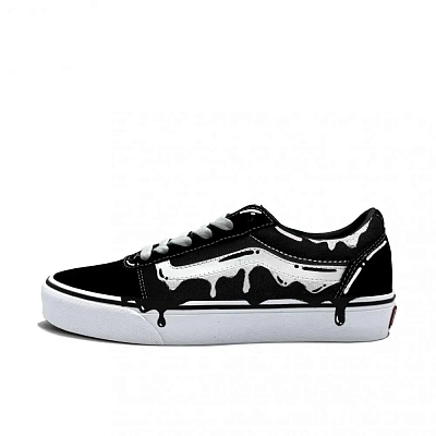 Vans Ward Abrasion Resistant Low top Skateboard Shoes Women's White