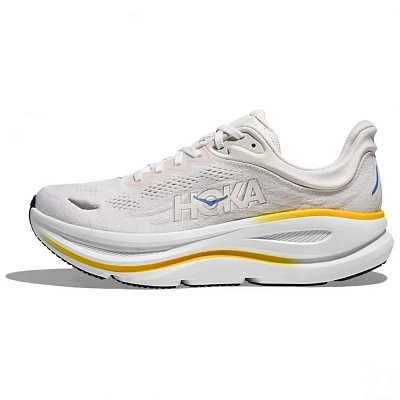 HOKA ONE ONE Bondi 9 Breathable Support Casual Running Shoes Men's White