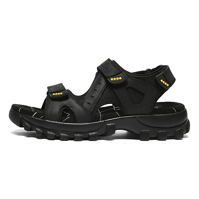 Jeep Beach Sandals Unisex Black