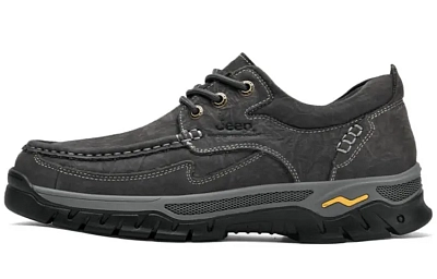 Jeep Low Top Outdoor Shoes Men's Gray