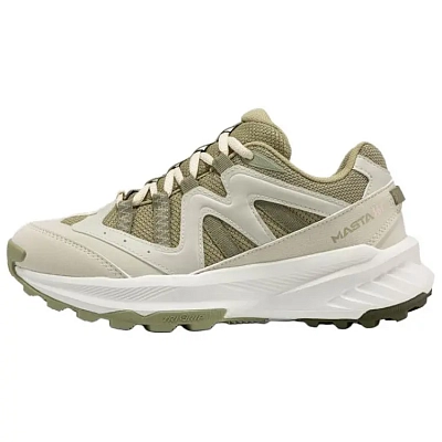 361° Shock Absorbers Slip Resistant Breathable Low Top Hiking Shoes Women's Oats Milk Tea Stem Green