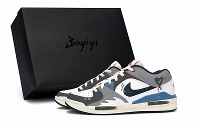 Jordan Stadium 90 Casual Shoes Unisex Low top Blue/Gray