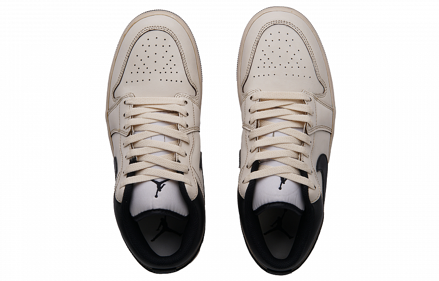 Jordan Air Jordan 1 Cocoa Milk Wear-Resistant Low-Top Vintage Basketball Shoes Men's Black купить в интернет-магазине Yoocart с быстрой доставкой по России.