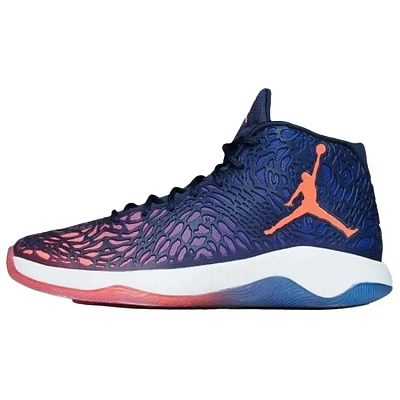 Jordan Anti Slip Wear Resistant Mid Top Basketball Shoes Men's Blue