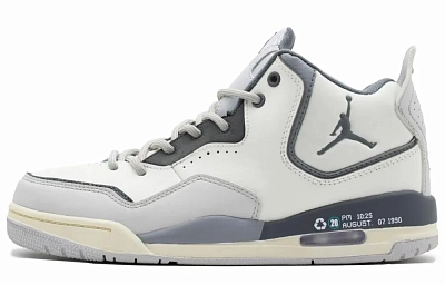 Jordan Courtside 23 Route WS Mid Top Vintage Basketball Shoes Men's Light Gray