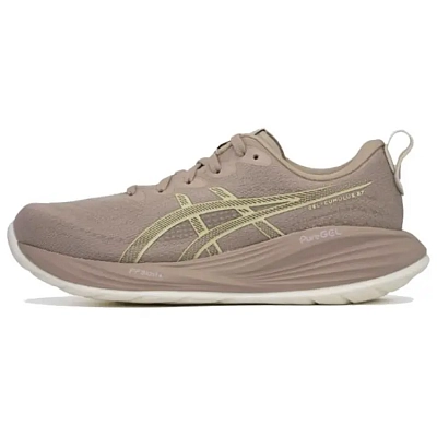 Asics Gel Cumulus 27 Abrasion Resistant Breathable Rebound Running Shoes Women's Beige Pink