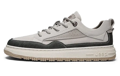 Jeep Low Top Skateboard Shoes Men's Sand