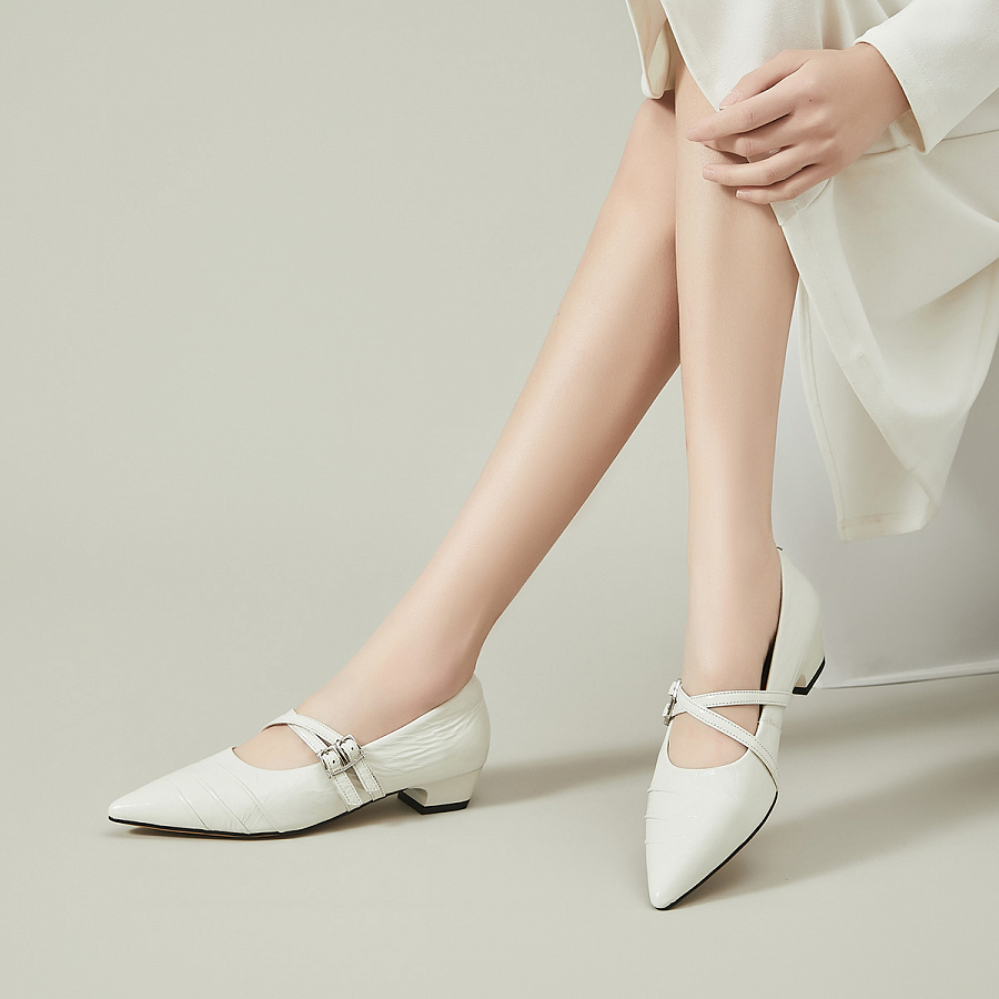 EBLAN Chunky Heel Mary Jane Shoes Women's купить в интернет-магазине Yoocart с быстрой доставкой по России.