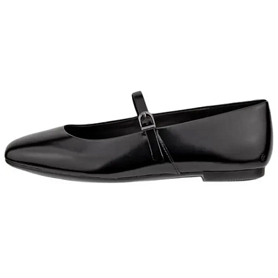 Ecco Margot Flat Mary Jane Shoes Women's Black