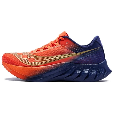 Saucony Endorphin Pro 4 Running Shoes Unisex Orange Blue