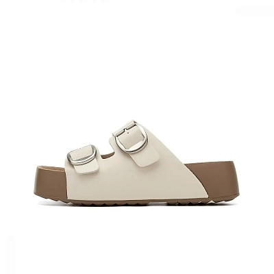 EBLAN Slide Slippers Women's Ecru