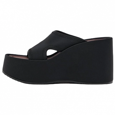 ZARA Abrasion Resistant Slide Slippers Women's Black