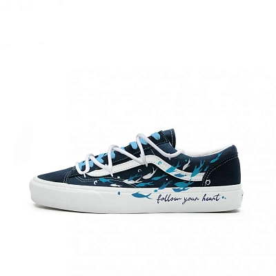 Vans Style 36 Abrasion Resistant Low top Skateboard Shoes Unisex Blue