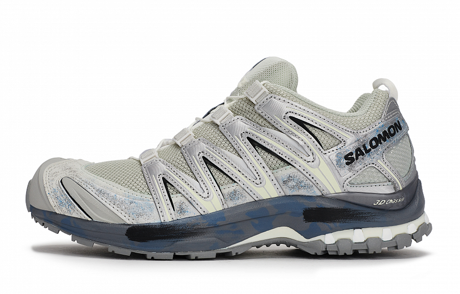 SALOMON XA PRO 3D Outdoor Shoes Unisex Low top Beige/Gray/Silver/Black/Blue купить в интернет-магазине Yoocart с быстрой доставкой по России.