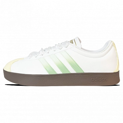 Adidas Neo VL Court 2.0 Abrasion Resistant Low Top Skateboard Shoes Unisex Orange Green