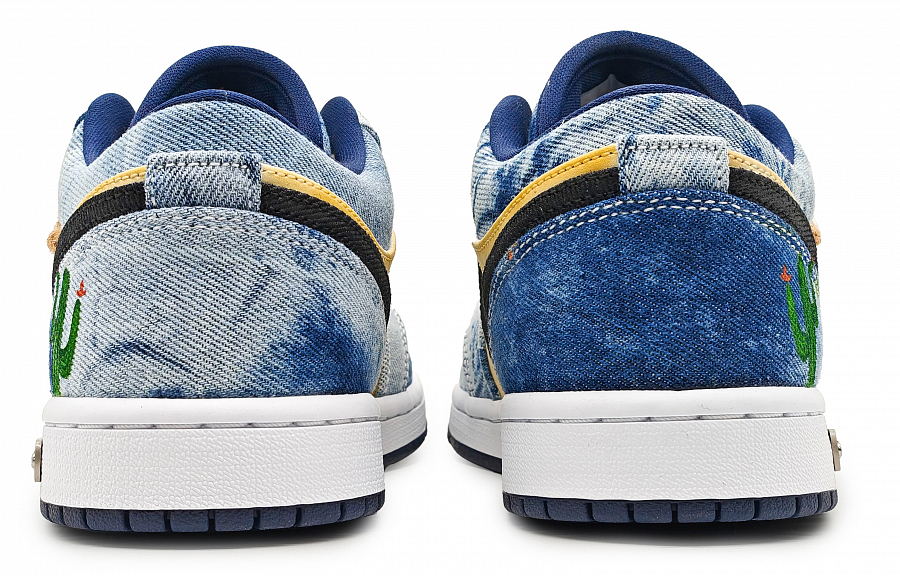 Jordan Air Jordan 1 Mid-Top Vintage Basketball Shoes Men's Blue купить в интернет-магазине Yoocart с быстрой доставкой по России.