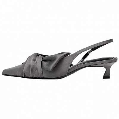 ZARA Slim Heel High Heels 5cm Women's Gray