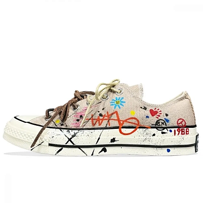 Converse Chuck 70 Low Top Canvas Shoes Unisex Light Umber