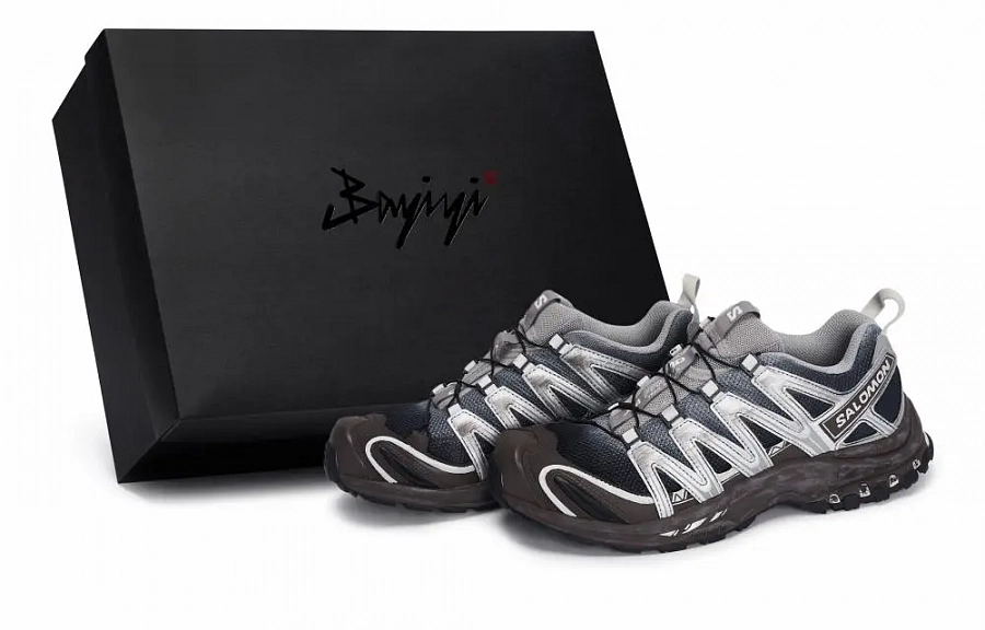 SALOMON XA PRO 3D Abrasion Resistant Low top Running Shoes Unisex Black Gray Silver Brown купить в интернет-магазине Yoocart с быстрой доставкой по России.