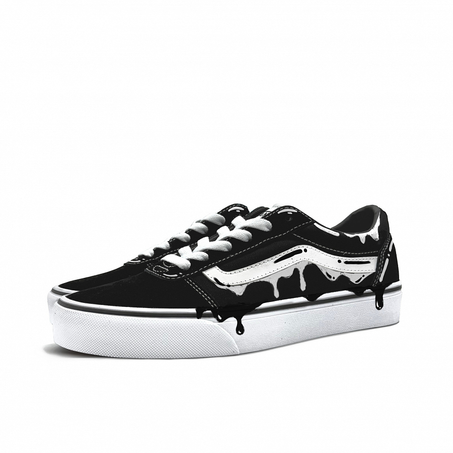 Vans Ward Abrasion Resistant Low top Skateboard Shoes Men's White купить в интернет-магазине Yoocart с быстрой доставкой по России.